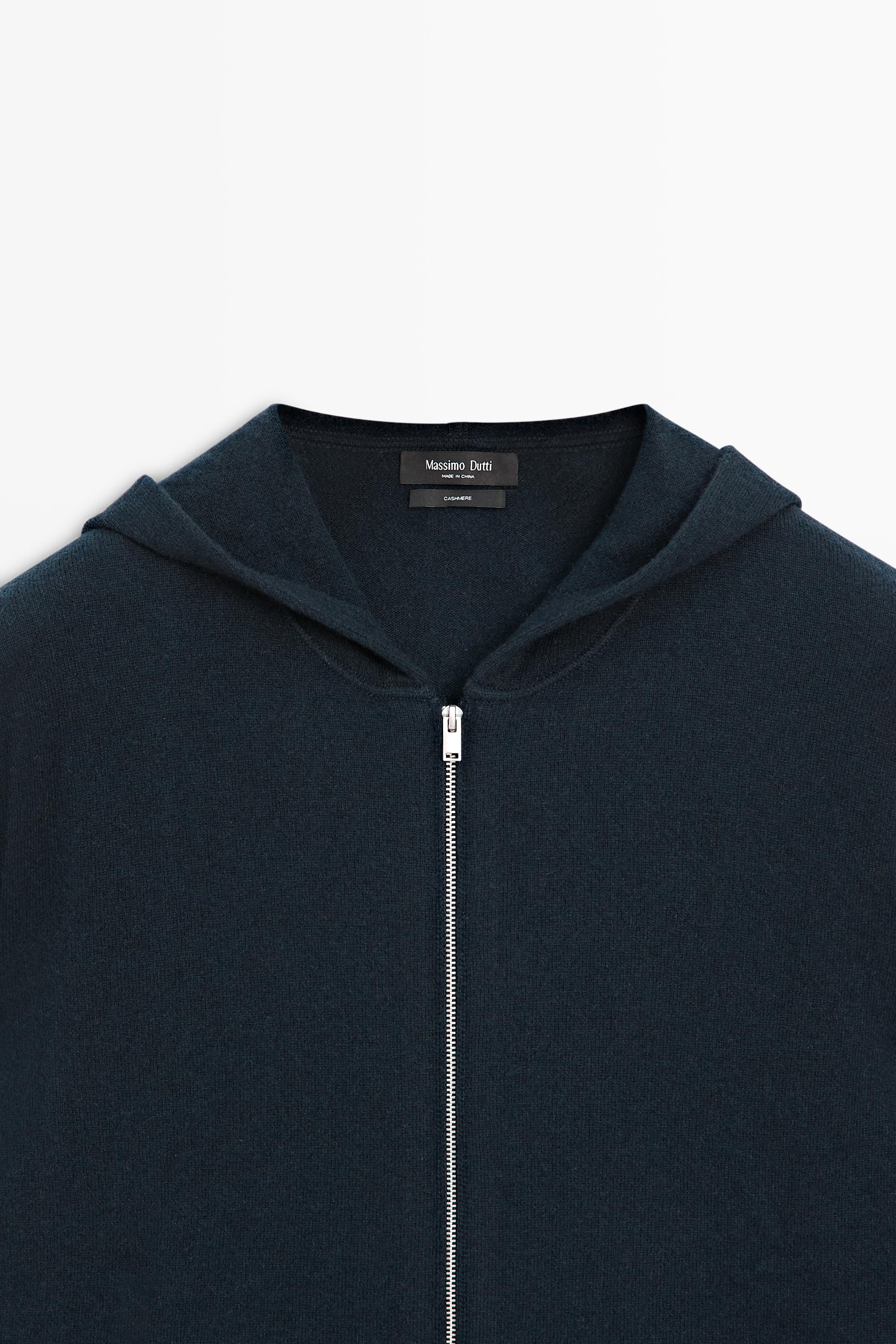 Cardigan à capuche 100 % cachemire